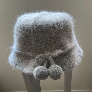Ladies Angora Poly Wool hat